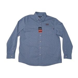 Chaps Men's XL Shirt NEW WITH TAGS Stretch Easy Care Button Up Long Sleeve